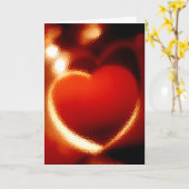 Carte ... avec tout mon coeur (Fleur jaune)