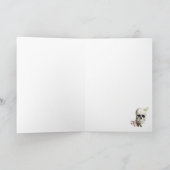 Carte Avec un rose entre mes dents (Intérieur)