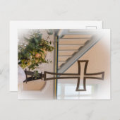 Carte avec une croix (Devant / Derrière)