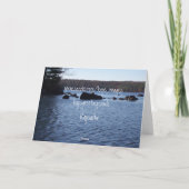 Carte Avec une profonde sympathie (Dos)