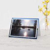 Carte Avec une profonde sympathie (Fleur jaune)