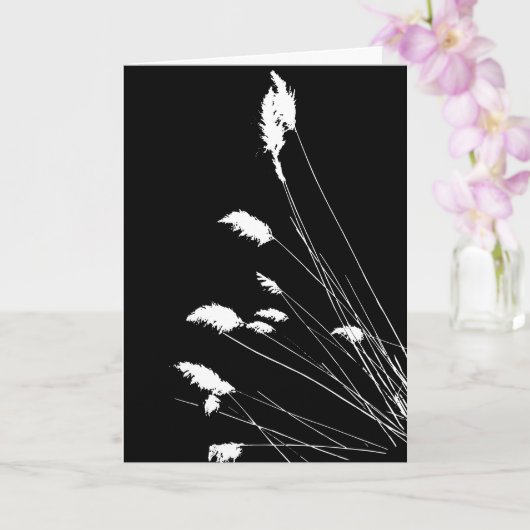 Carte Avec une profonde sympathie (Orchidée)