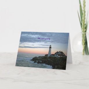 Carte Avec une profonde sympathie, sentinelle au coucher