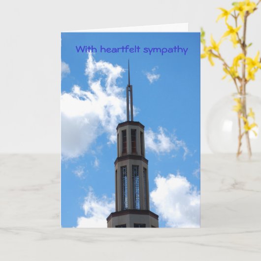 Carte Avec une sempiternité sincère (Fleur jaune)