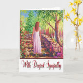 CARTE AVEC UNE SYMPATHIE PLUS PROFONDE (Fleur jaune)