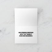 CARTE *AVEC VOUS, C'EST LA PÉRIODE LA PLUS MERVEILLEUSE (Intérieur)