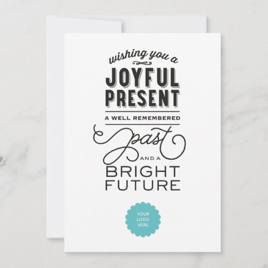 Carte Avenir brillant plat (Devant)