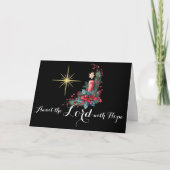 Carte Avent Await the Lord with Hope Christmas Star (Devant)