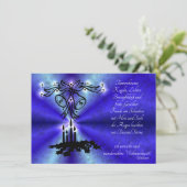 Carte Avent, Weihnachten, Gedicht auf Deutsch (Debout devant)