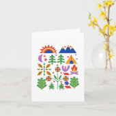 Carte Aventure Anniversaire (Fleur jaune)