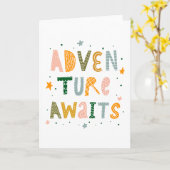 Carte Aventure Attend (Fleur jaune)