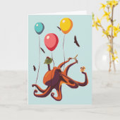 Carte Aventure du ballon pieuvre (Fleur jaune)
