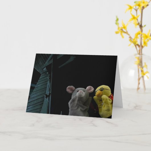 Carte Aventure Halloween (Fleur jaune)