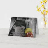 Carte Aventure Halloween (Fleur jaune)