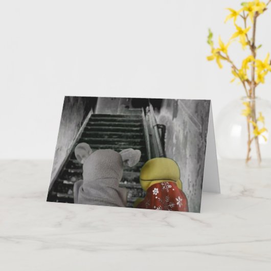 Carte Aventure Halloween (Fleur jaune)