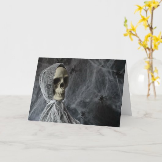 Carte Aventure Halloween (Fleur jaune)