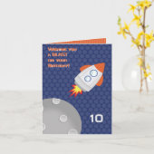 Carte Aventure spatiale (Fleur jaune)