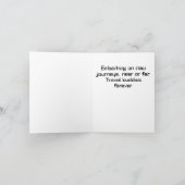 Carte Aventures de voyage ensemble (Intérieur)