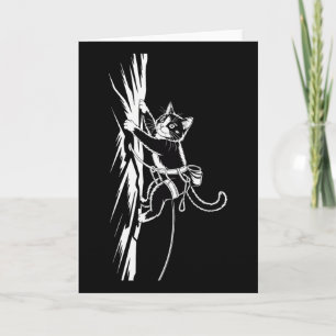 Carte Aventurier Intérieur Amateur de Chat Grimpeur de R