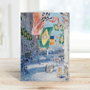 Carte Avenue des Alliés Childe Hassam