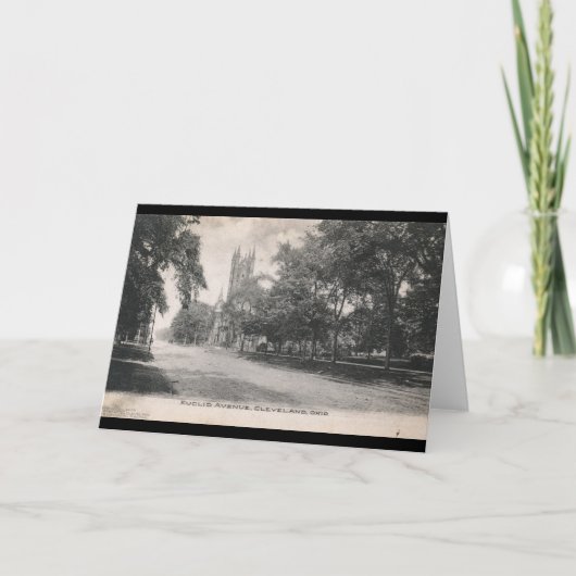 Carte Avenue d'Euclid., cru 1906 de Cleveland, Ohio (Devant)