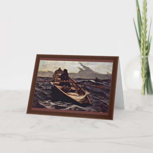 Carte Avertissement de brouillard (l'avertissement de (Devant)