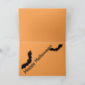 Carte Avertissement d'Halloween (Intérieur)