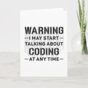 Carte Avertissement Médicale Coder Je Peux Commencer À C