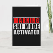 Carte Avertissement Mode Ski Activé 1 (Devant)