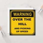 Carte Avertissement sur la colline et vitesse de ramassa (Devant/Arrière en situation)