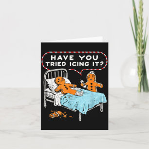 Carte Avez-vous essayé de le glacer Pâtissière en pain d