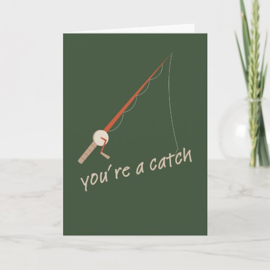 Carte Avid Fisherman Father's Day Card (Devant)