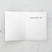 Carte Avid Fisherman Father's Day Card (Intérieur)