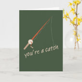 Carte Avid Fisherman Father's Day Card (Fleur jaune)