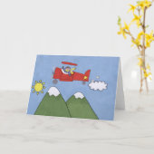 Carte Avion (Fleur jaune)