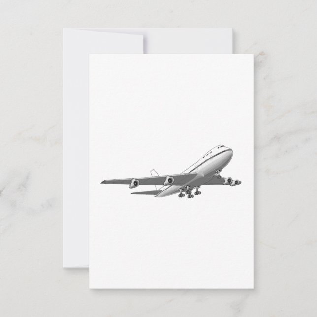 Carte Avion à réaction (Devant)