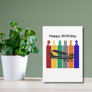 Carte Avion de Cessna Avion de Retro Planes Anniversaire