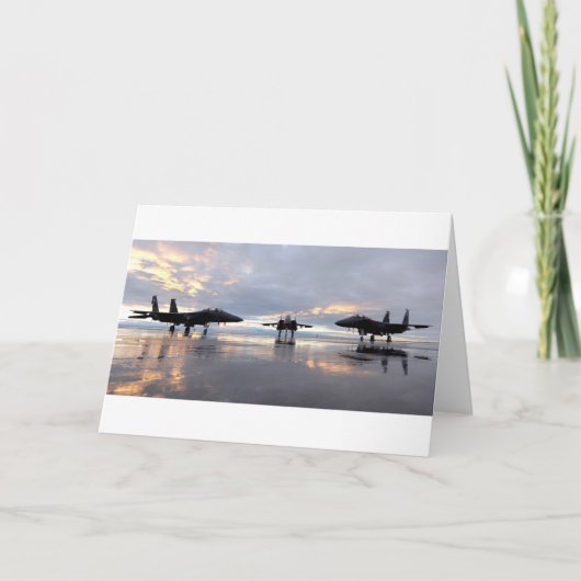 Carte Avion de chasse de F-15 Eagle (Devant)