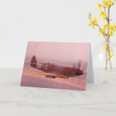 Carte Avion de Spitfire de Supermarine (Fleur jaune)