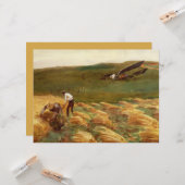 Carte Avion écrasé (par John Singer Sargent) (Devant/Arrière en situation)