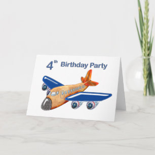 Carte Avion Extraordinaire 4e anniversaire