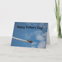 Carte avion fête des pères