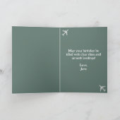 Carte Avion Militaire Volant, Aéronautique Anniversaire (Intérieur)