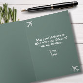 Carte Avion Militaire Volant, Aéronautique Anniversaire