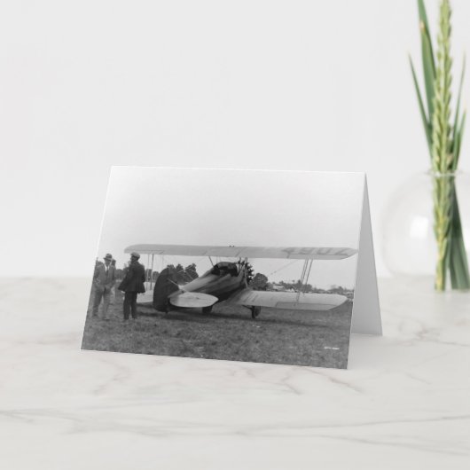 Carte Avion vintage Cessna 1920 (Devant)