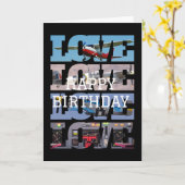 Carte Avion Vol, Collage de photos, Aviation, Cool (Fleur jaune)