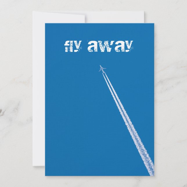 Carte Avion volant (Devant)