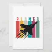 Carte Avions à réaction, Avion à réaction, Anniversaire  (Devant)