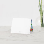 Carte Avions et Jets mignons 1ère fête d'anniversaire (Dos)