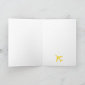 Carte Avions Joyeux anniversaire Aviation Pilote Voyage (Intérieur)